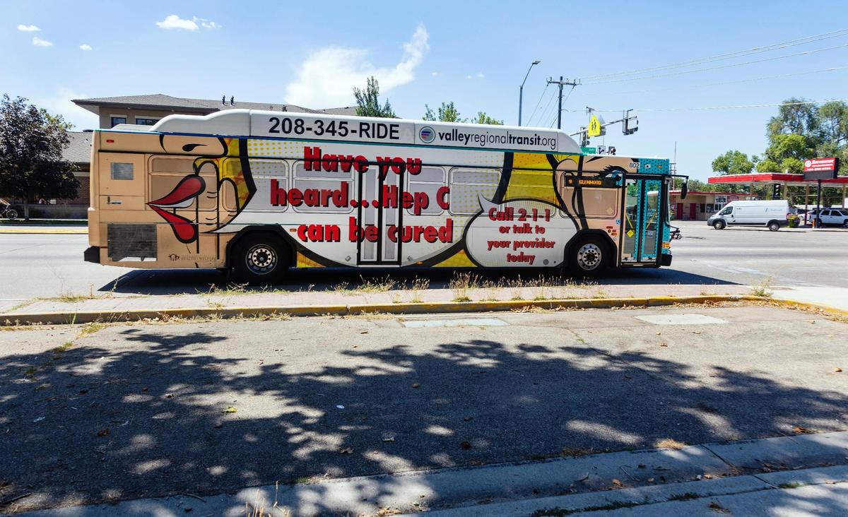 A Valley Regional Transit bus drives along State Street at 26th Street in Boise, on Thursday, Aug. 11, 2022.
