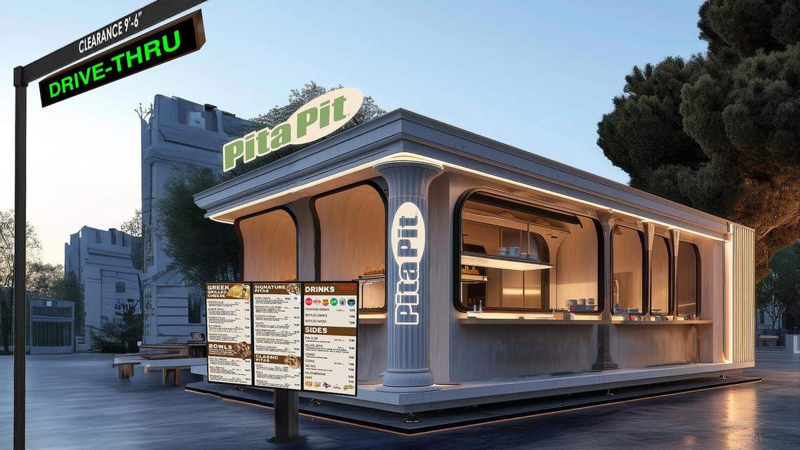 Pita Pit’s new drive-thru business model features small, efficient stores.