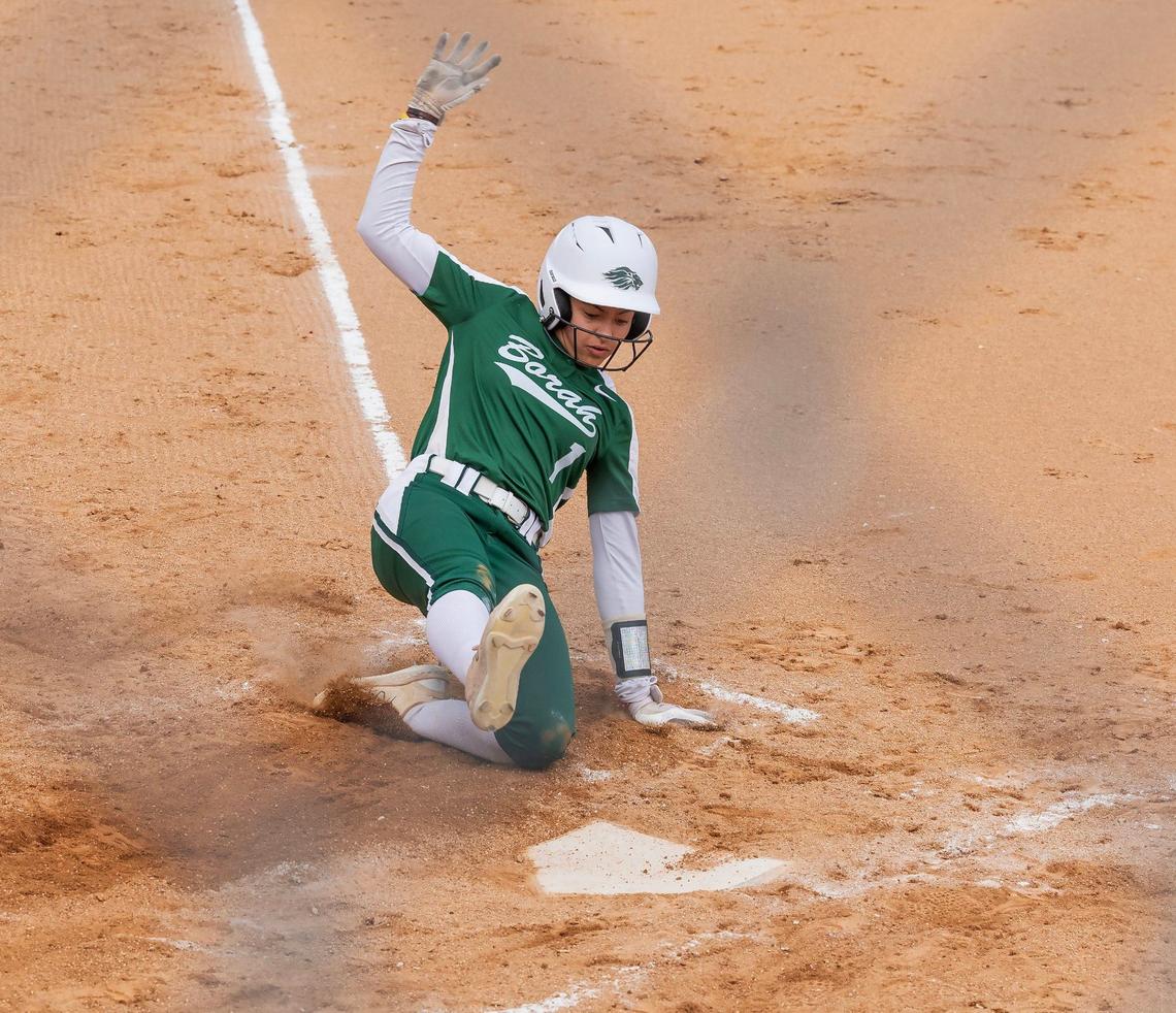 Olyvia Chalifoux is one of five starters back for the Borah softball team, which won a state title in 2024.