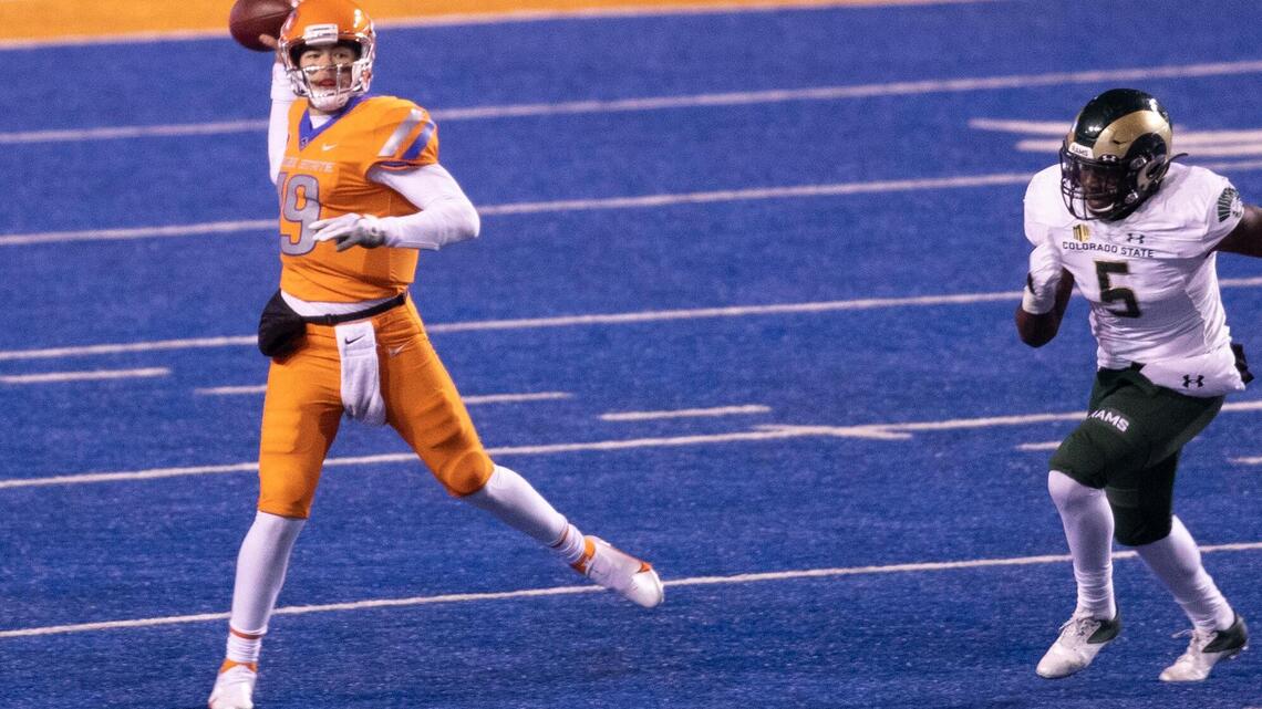 Boise State star-crossed QB Hank Bachmeier missed two games with COVID-19