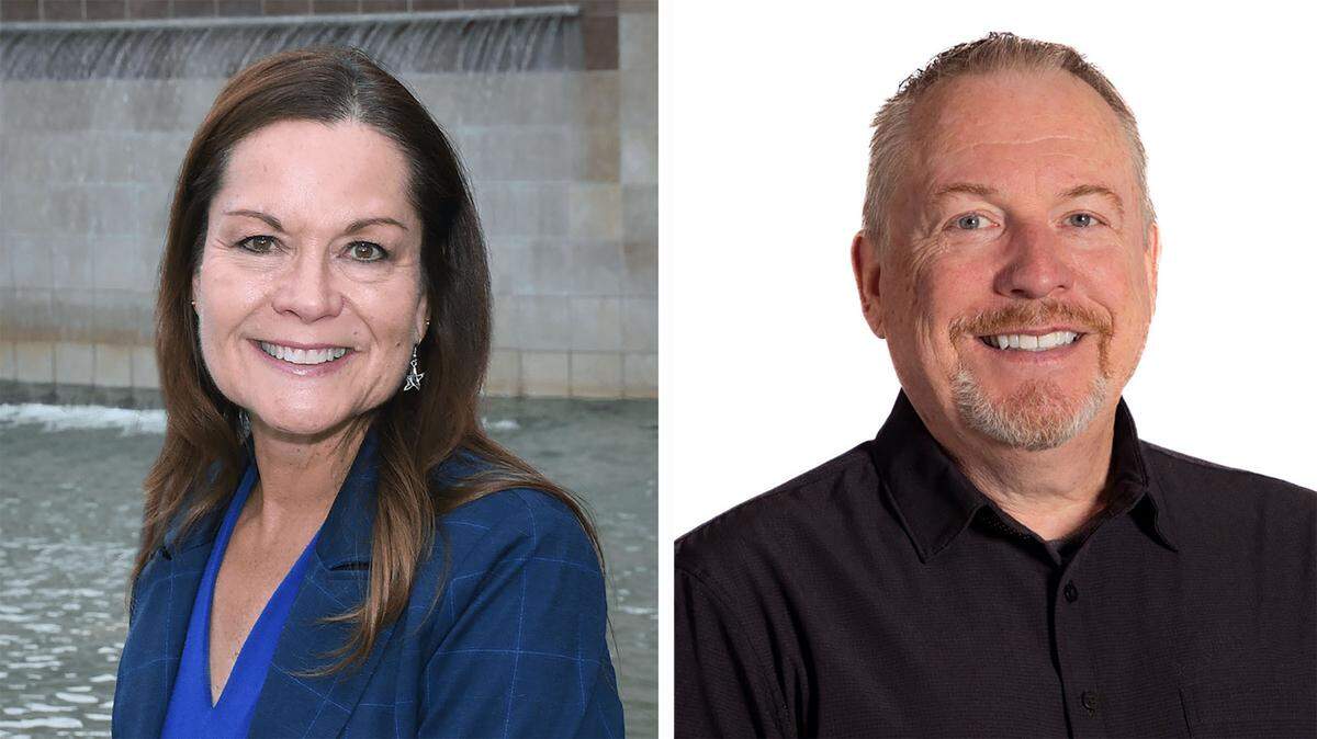 Anne Little Roberts, left, and Todd Ebeling are candidates for the District 5 seat.