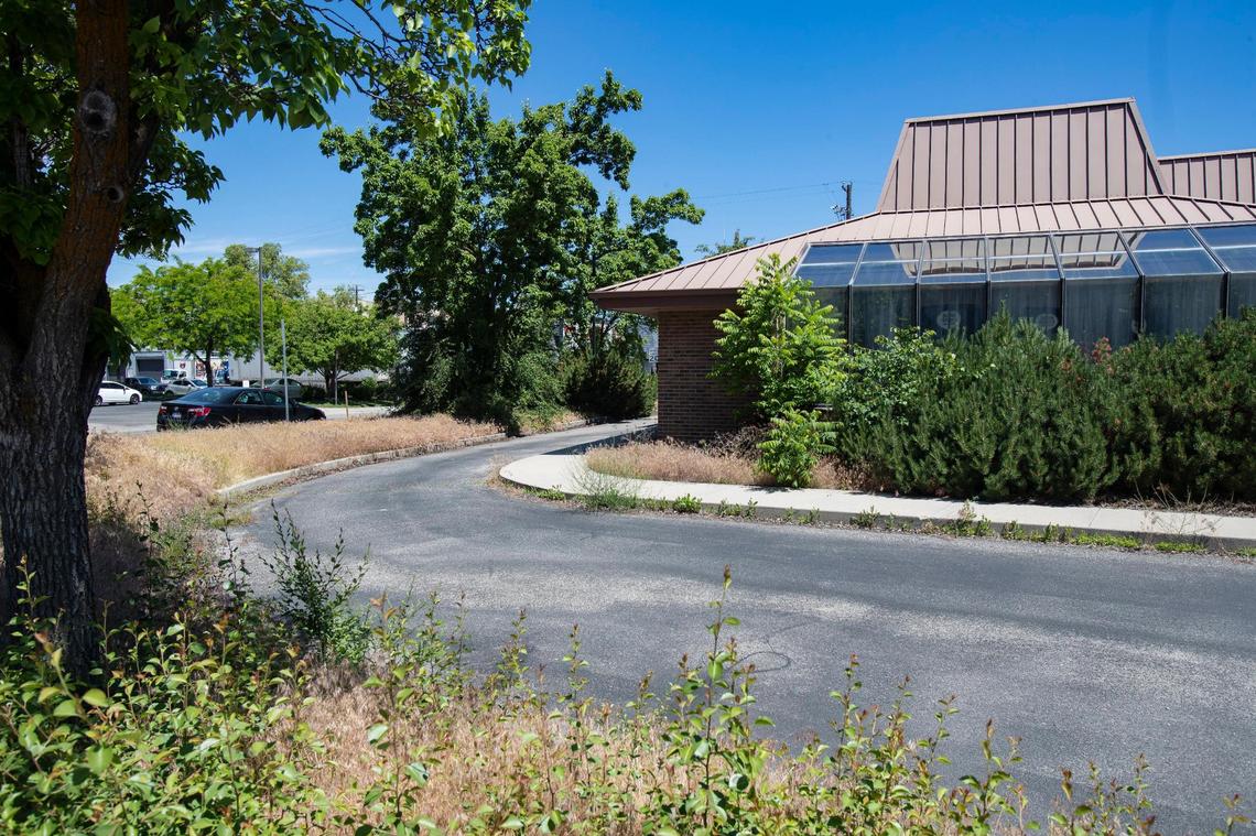 This site of a former Pizza Hut at 818 W. Ann Morrison Dr. in the Lusk neighborhood could be redeveloped into housing.