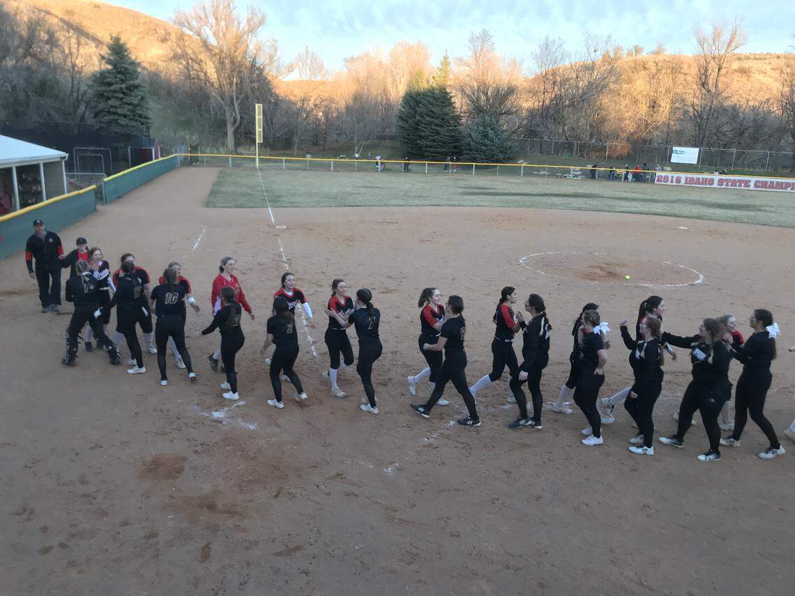 The Boise and Capital high school softball teams played Friday night — with some doubts about how long their seasons will last.