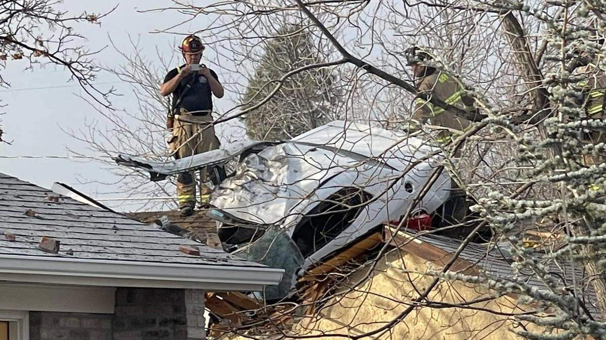 The car crash occurred Sunday morning.