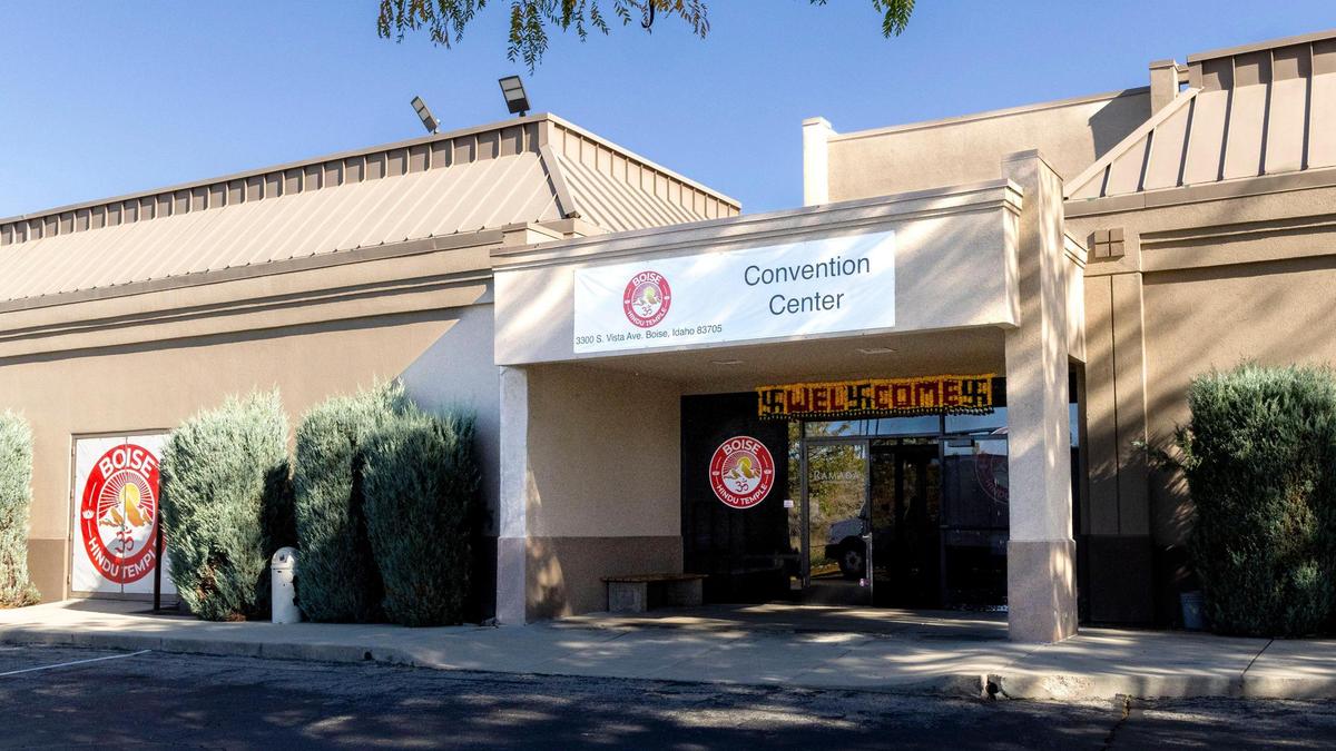 The Hindu Educational Society of Idaho moved its idols to a ballroom at the Ramada by Wyndham Boise after a car crashed into its building. Boise Hindu Temple, shown here, was created 10 days later.