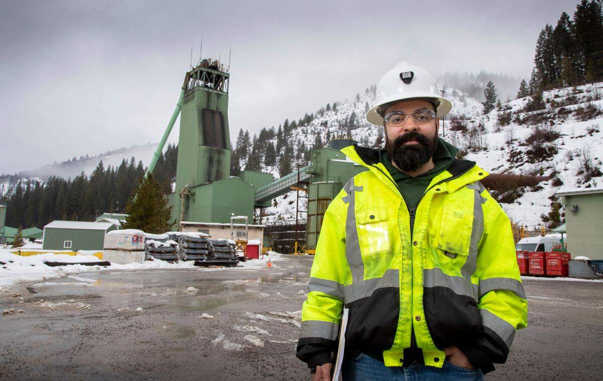 Lance Boylan, 31, is the health, safety, and environmental manager at Lucky Friday Mine in the Silver Valley near Mullan.
