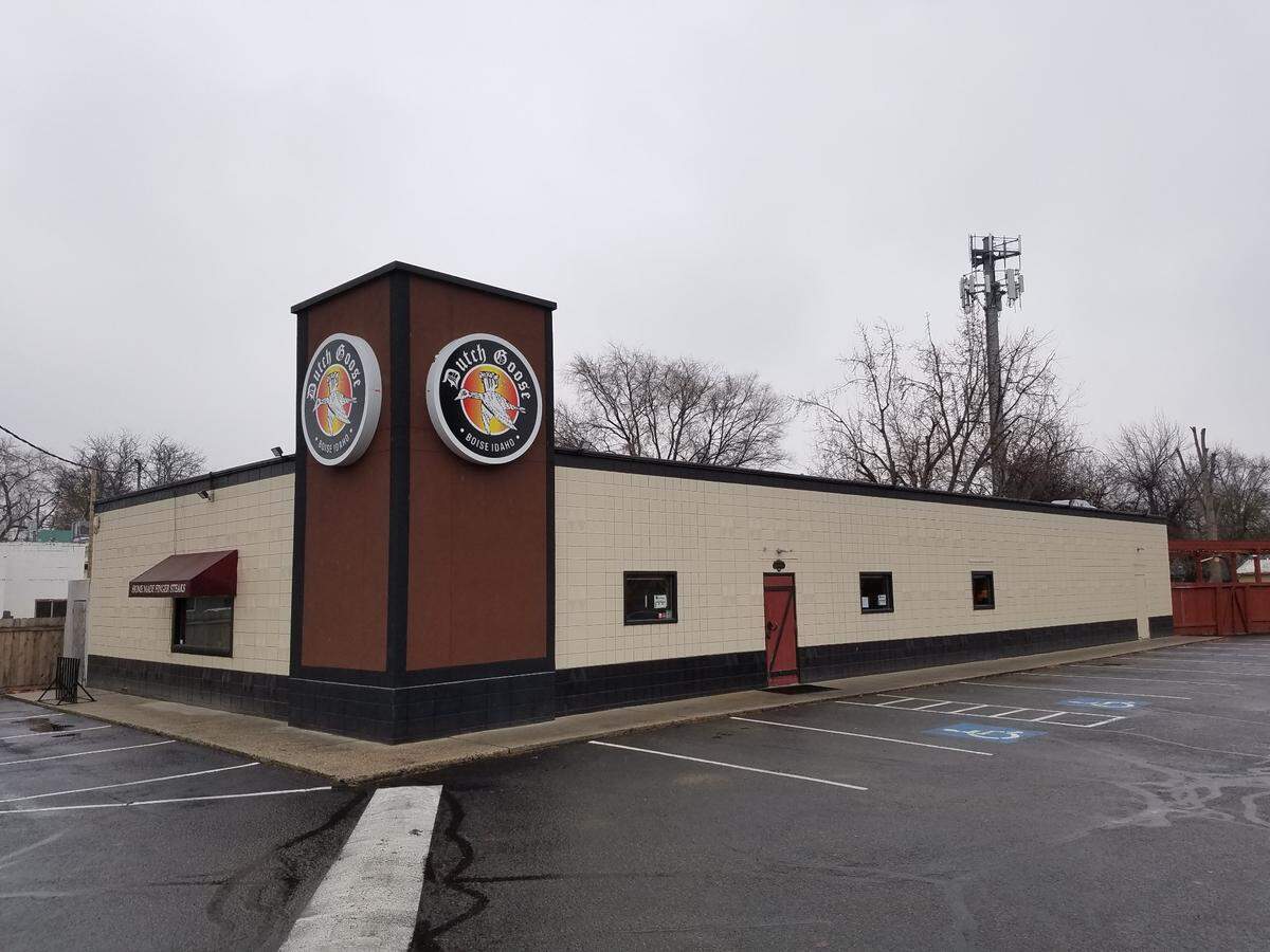 Jordan Tampien, a Spokane developer, plans to redevelop the old Dutch Goose bar on State Street into a 40-unit apartment building.