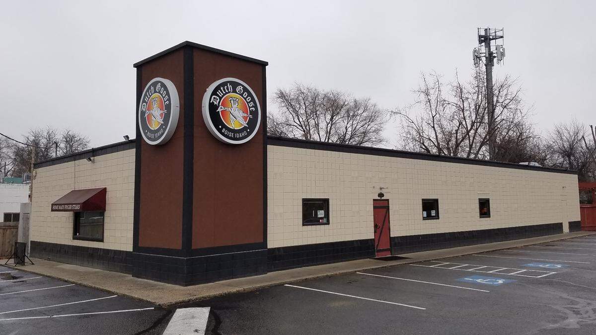 The former Dutch Goose building on State Street as it appeared in February.