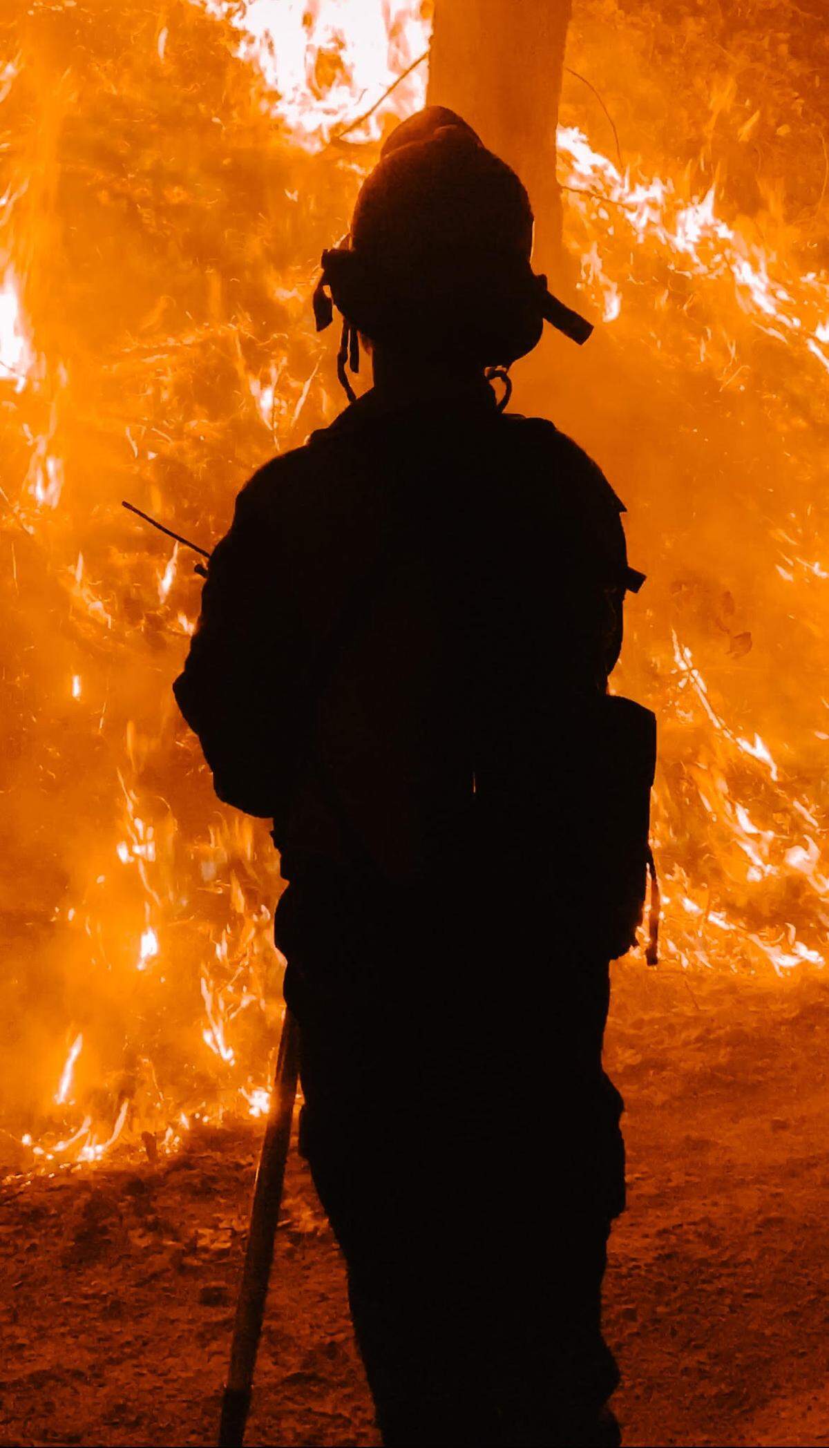 A firefighter from the Kuna Rural Fire District responds to a fire in Ada County. The fire district needs six more employees to address the needs of the growing population of Ada County and Kuna.