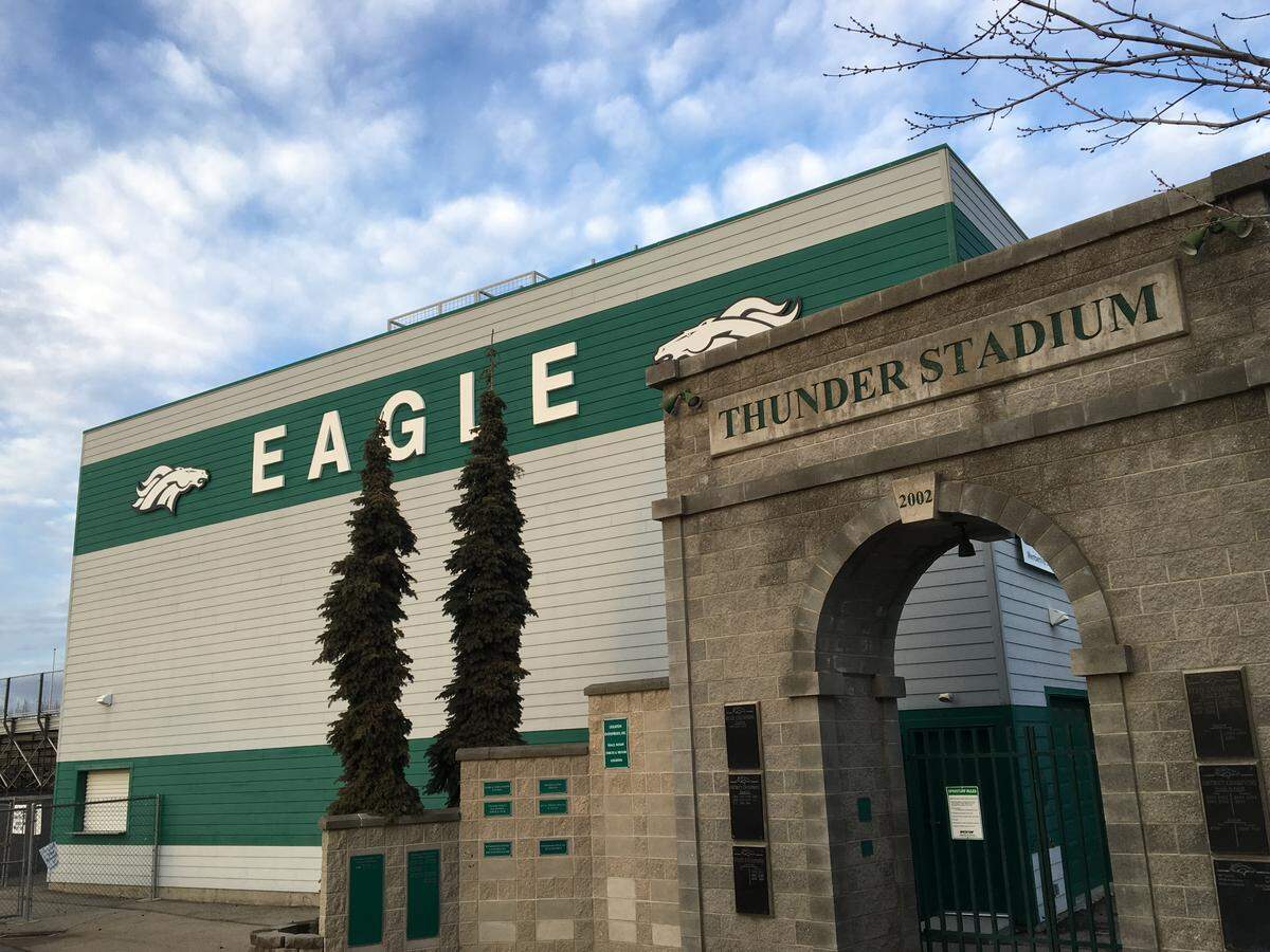 West Ada backed away from the original mascot for Owyhee High, the Thunder, because it conflicted with Eagle High’s branding, including Thunder Stadium.