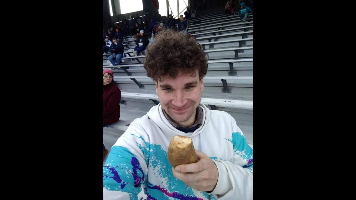 Move over, Spuddy Buddy. Fan goes viral with Potato Bowl dance moves — and odd snack