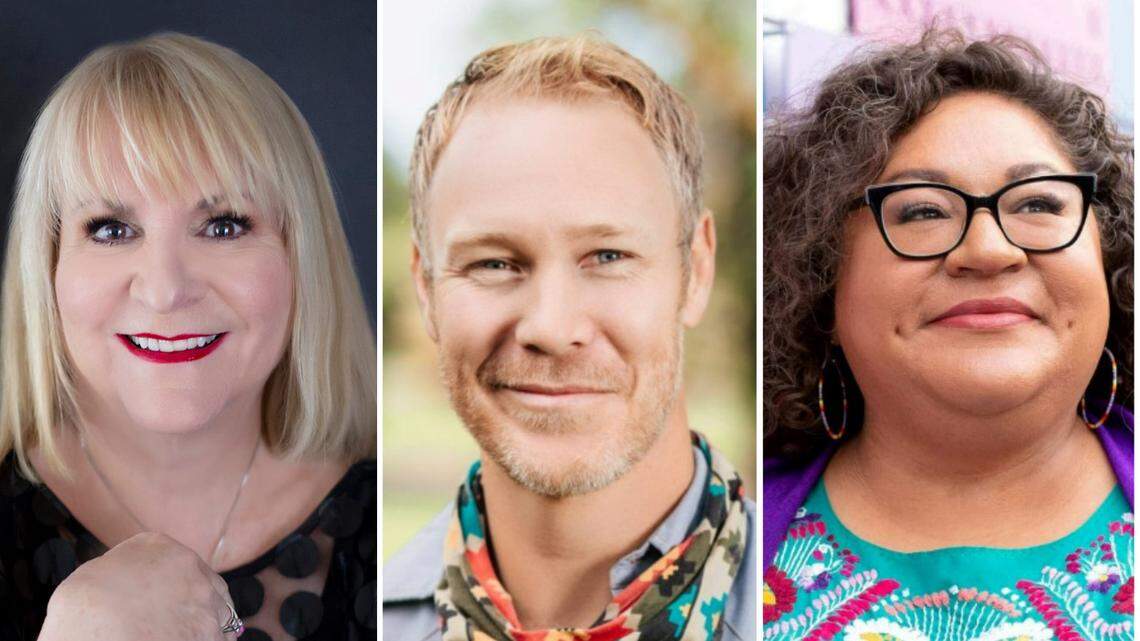 City Council candidates Lynn Bradescu, Jimmy Hallyburton and Lisa Sanchez