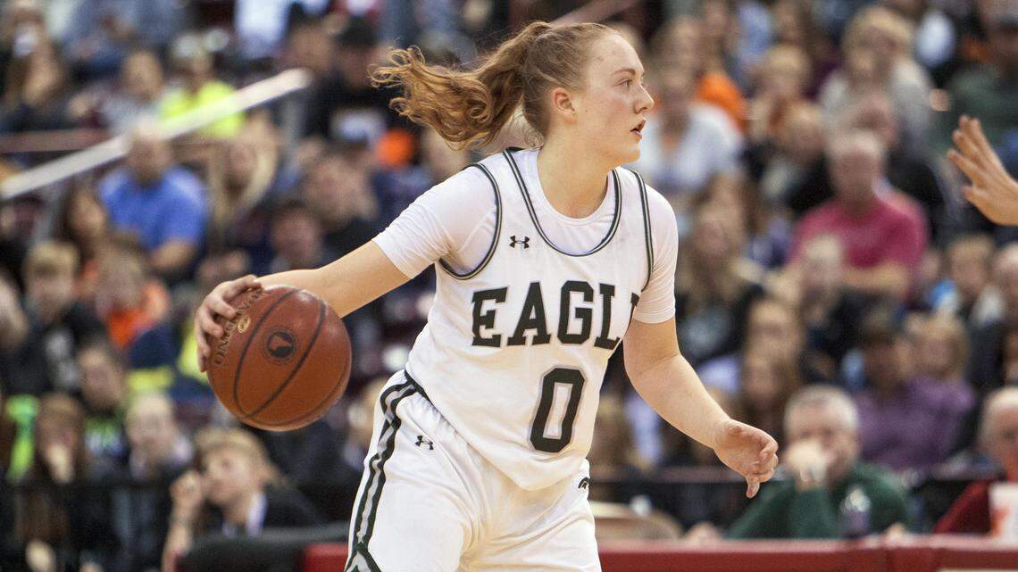 Eagle senior Meghan Boyd is one of the 5A SIC’s leaders in points, assists and steals.