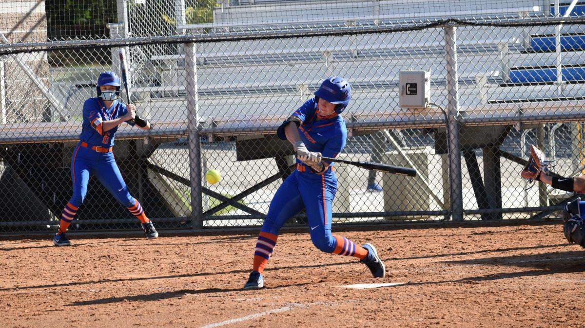Before joining the Boise State softball team, Kelsey Lalor played three years of basketball at University of Saskatchewan. She leads the Broncos this season with six home runs.