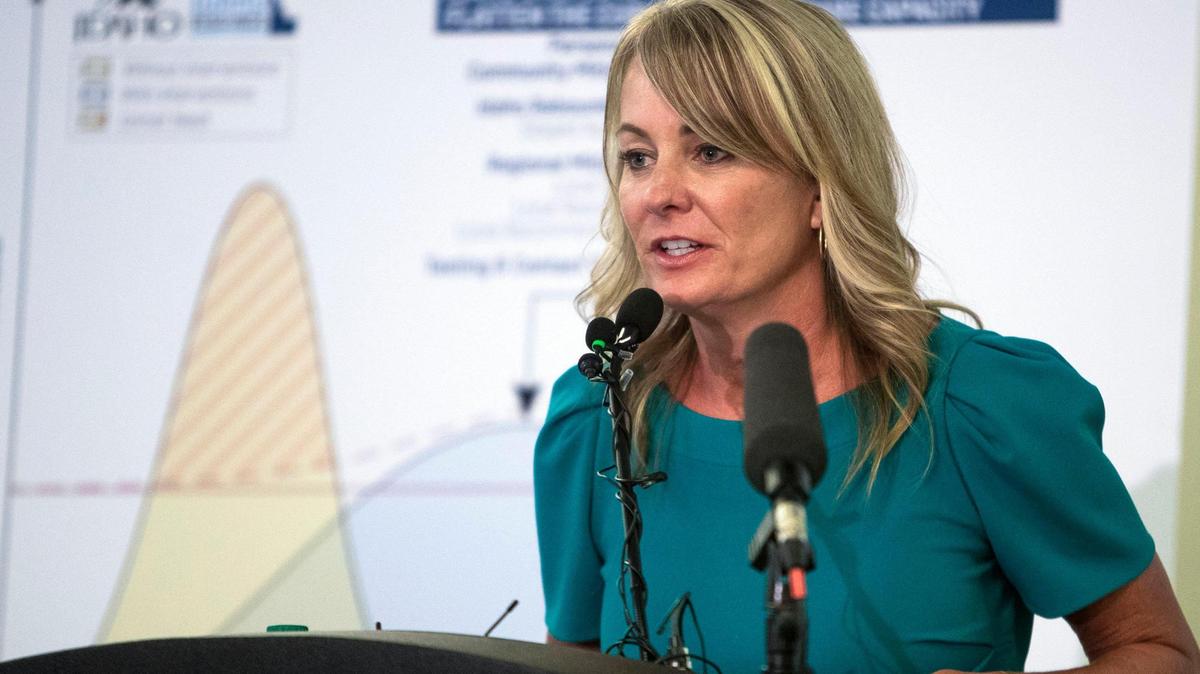 State Superintendent of Public Instruction Sherri Ybarra in August discusses returning Idaho students to classrooms as the state battles the coronavirus pandemic.