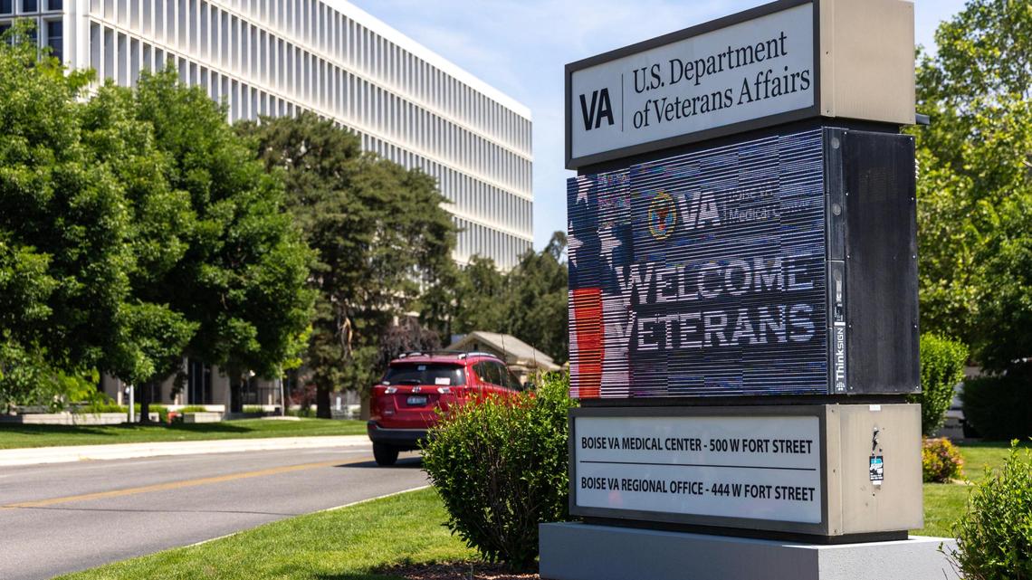 The entrance to the Boise Veterans Affairs Medical Center, Friday, June 6, 2025.