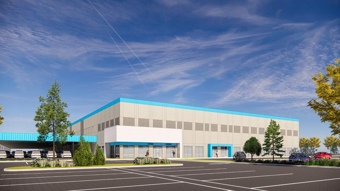 An Amazon delivery station is finished, but future use is in question. Coming near you