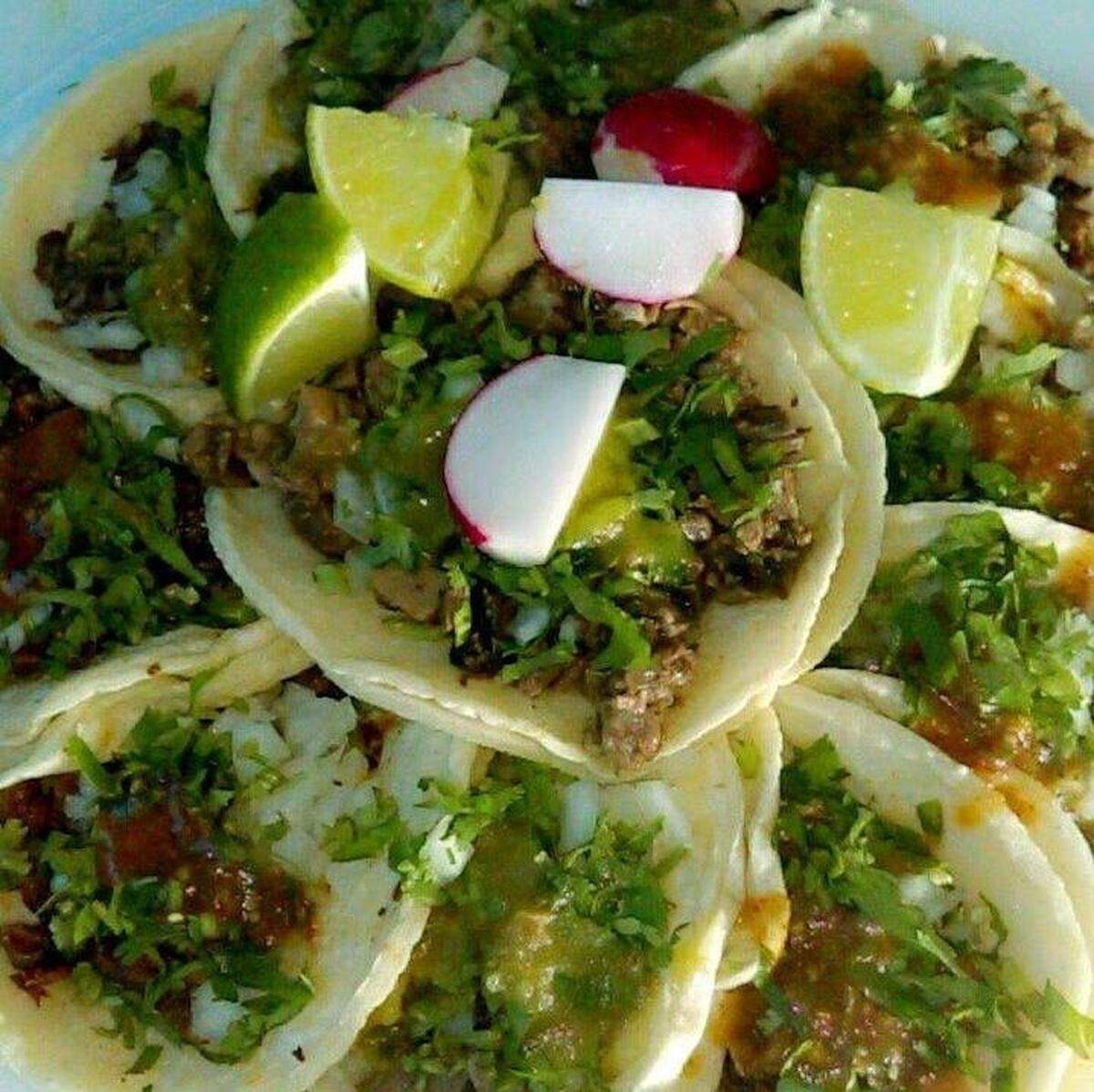 Order a pile. Street-style tacos are a popular option at Taco el Rey.