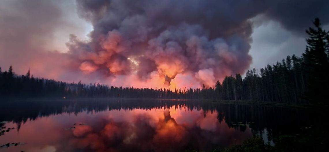 Sunday afternoon’s gusts “increased fire activity and growth on the Bench Lake Fire near Redfish Lake in Stanley,” the U.S. Forest Service said.