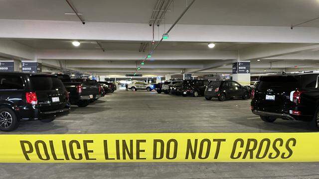 A 29-year-old woman died Monday, April 4, after her husband hit her with their SUV in a Salt Lake City International Airport parking garage, Utah police say.