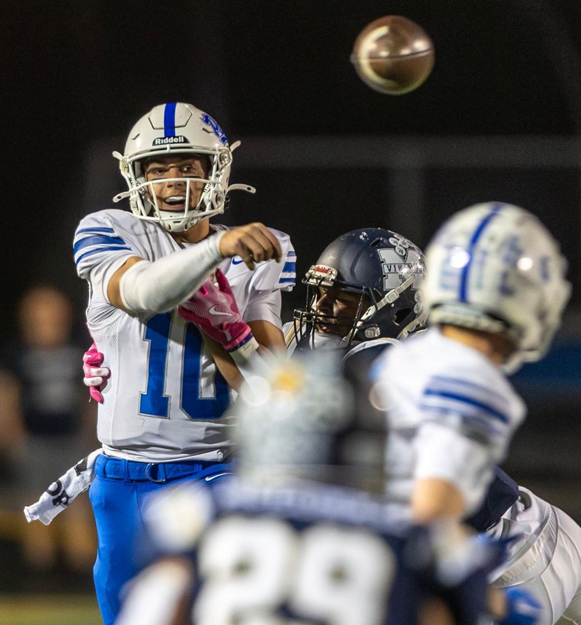 Timberline quarterback Jack Brant, a UC Davis commit, returns as a three-year starting quarterback for the Wolves. 
