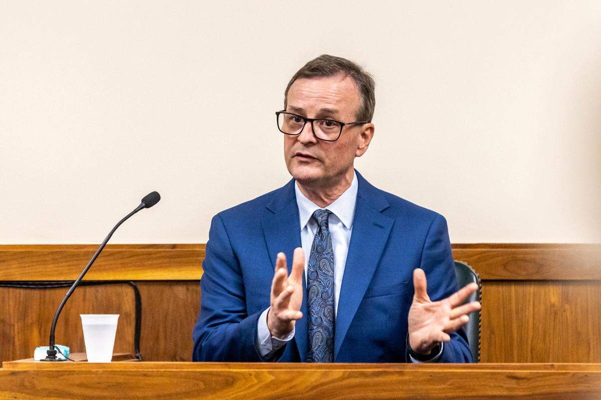 Stephen Mercer testified at a court hearing Friday in Moscow over consideration of DNA evidence. Mercer is a longtime criminal defense attorney in Maryland with specialization in scientific evidence and DNA databases.