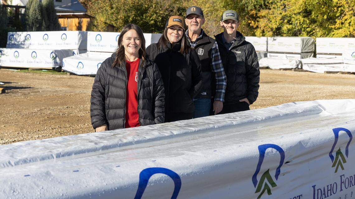 Capital Lumber in Boise is 120 years old and has been in the Perrin family for the past 51 years. Pictured from left: McKenzie Dondero, Brynna Leslie, Chris Perrin and Dane Perrin.