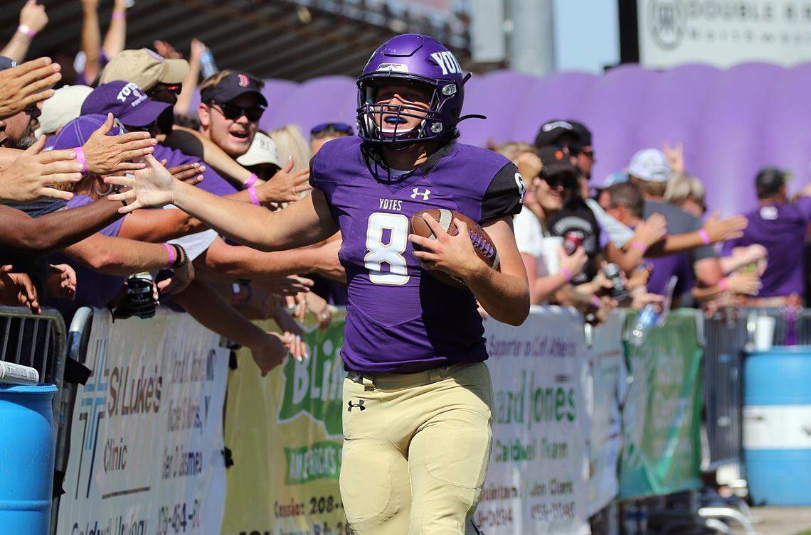 The College of Idaho football team has won nine straight games, climbing to a No. 10 ranking in NAIA.