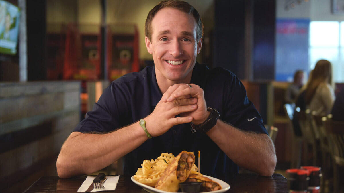 Former Super Bowl-winning quarterback Drew Brees became a Walk-On’s co-owner in 2015.