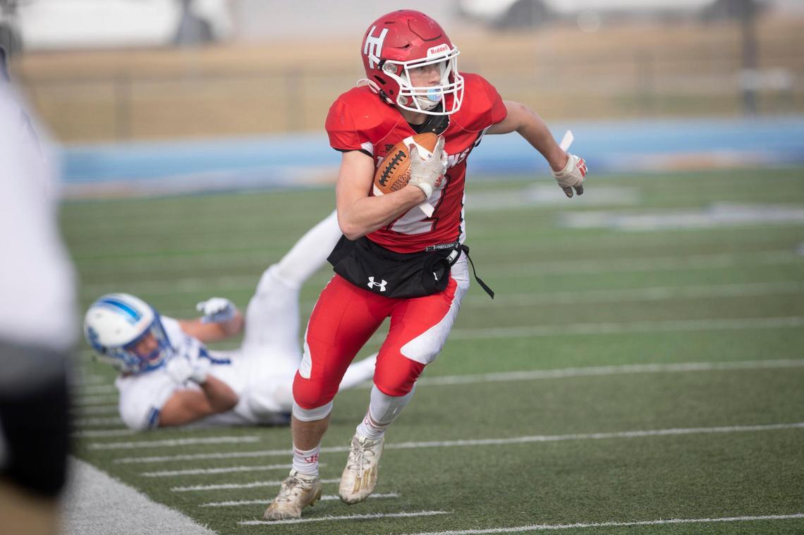 Homedale wide receiver Mason Strong has made the 3A All-Idaho team each of the past two seasons.