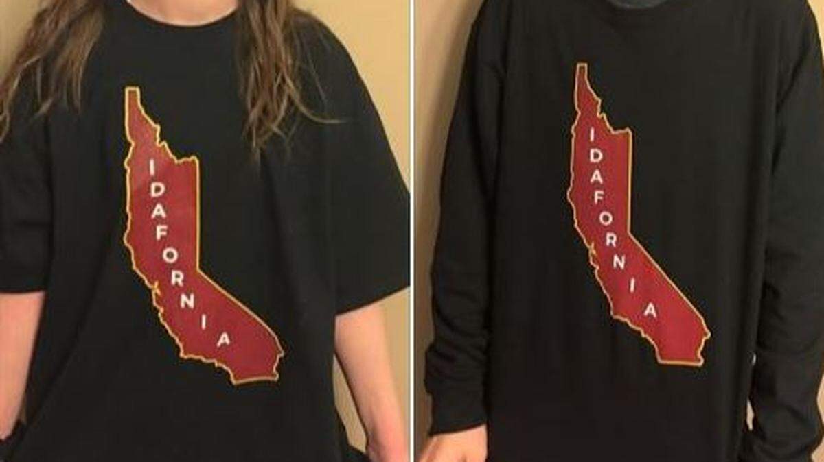 Want an Idafornia shirt? Message Scott Pentzer Custom Artwork on Facebook, or purchase a similar shirt — coincidentally designed years earlier by another local artist, Streeter Johnson — at thecotboise.com.