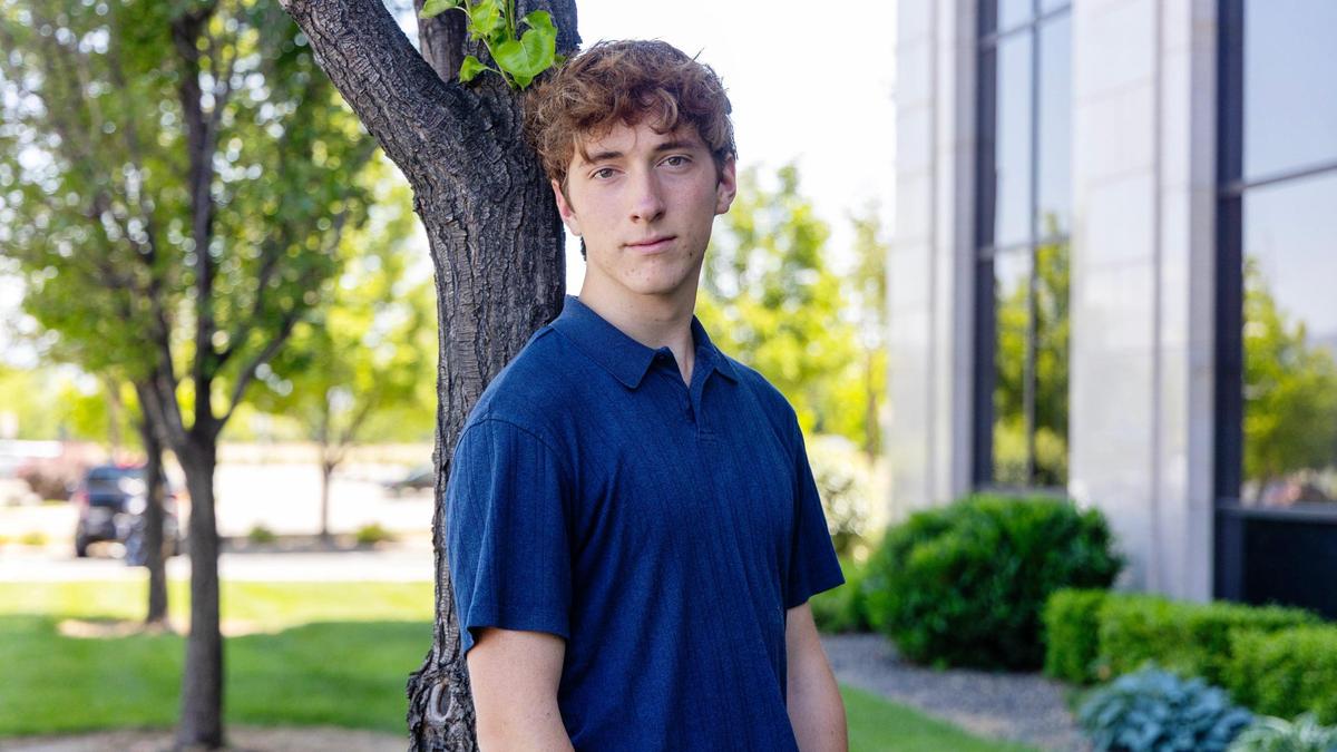Renaissance High School graduate Jeremiah Brenot addressed the “Everyone is welcome here” poster controversy in the West Ada School District in his graduation speech.
