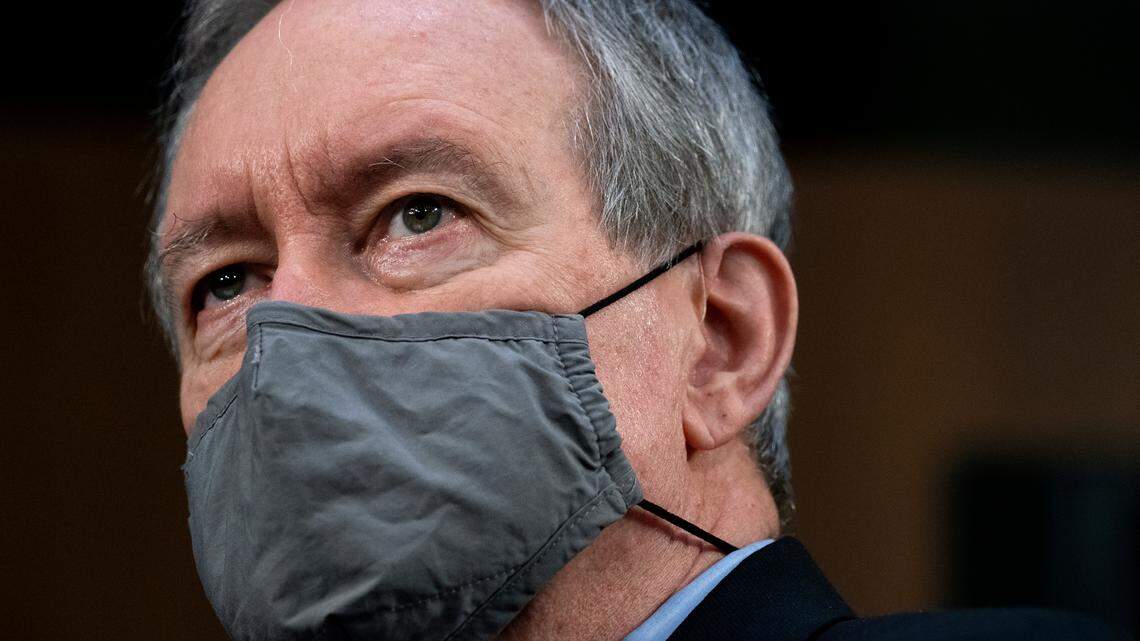 Sen. Mike Crapo, R-Idaho, at a Senate committee hearing in 2020.