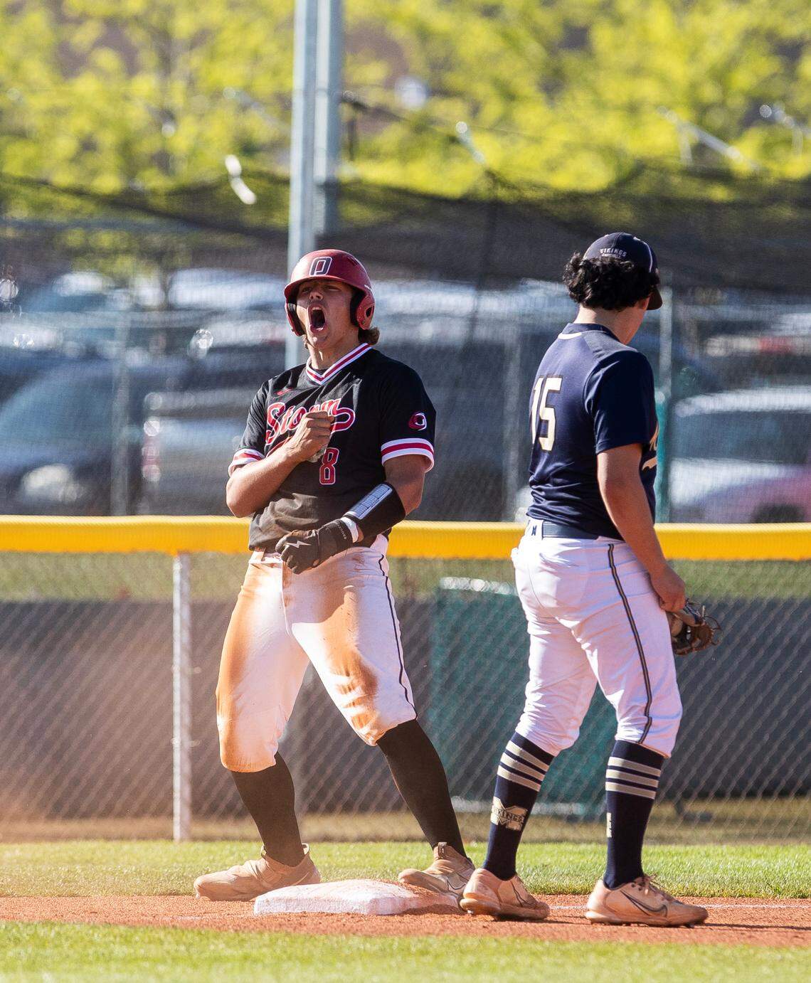 Gage Haws, left, is one of six returning starters for Owyhee, the preseason favorite in the 5A SIC baseball coaches’ poll.