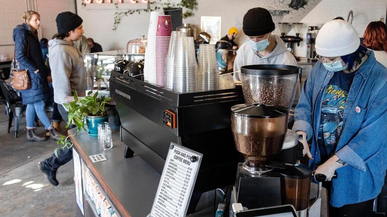 Update: Push & Pour voted Boise’s top coffee shop opens 3rd location. It’s on The Bench