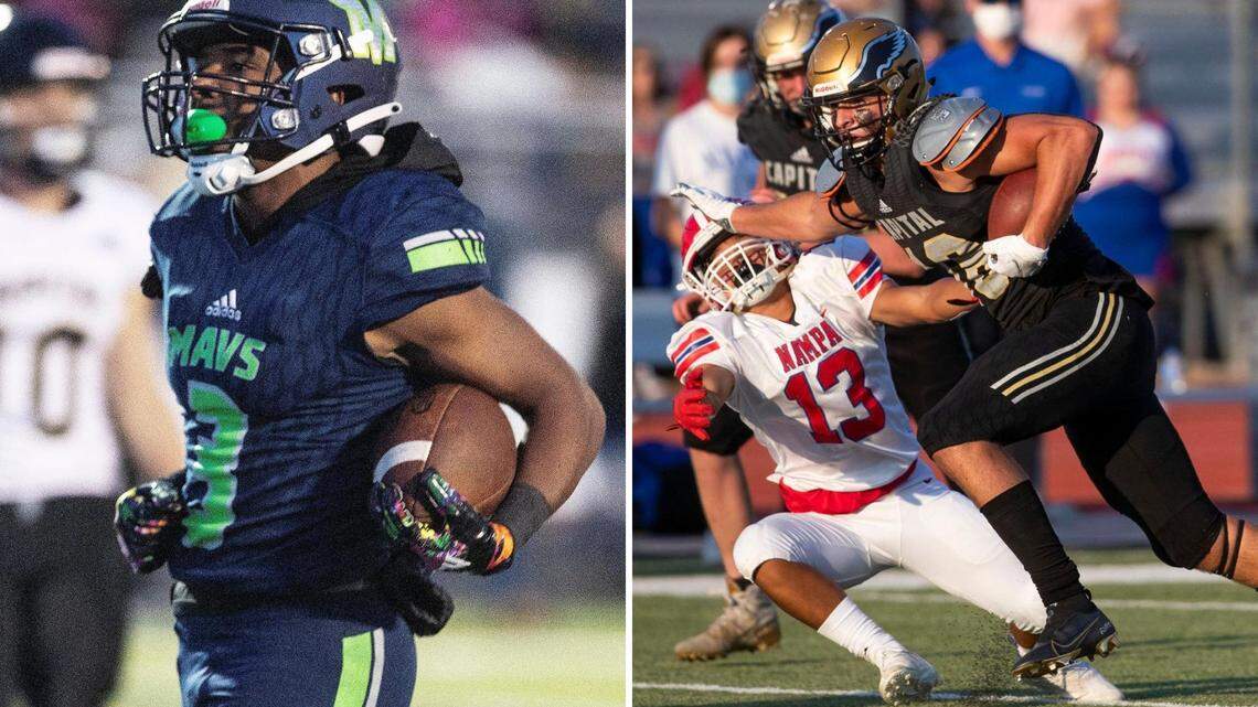 Mountain View’s Quintez Evans and Capital’s Kody Walk were voted the co-players of the year for the 5A SIC River Division by the division’s coaches.
