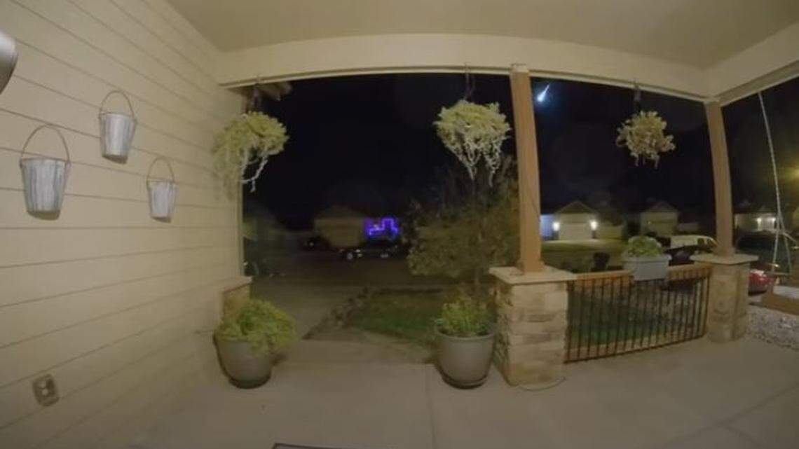 Several doorbell videos caught a fireball, most likely a meteor, blazing over parts of Colorado about 4:30 a.m. Sunday.