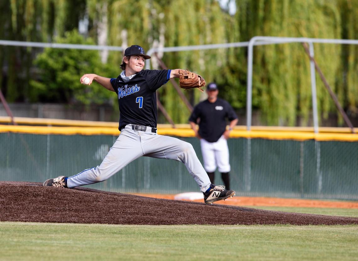 Timberline senior Garrett Miller is one of a bounty of returning pitchers for the Wolves.