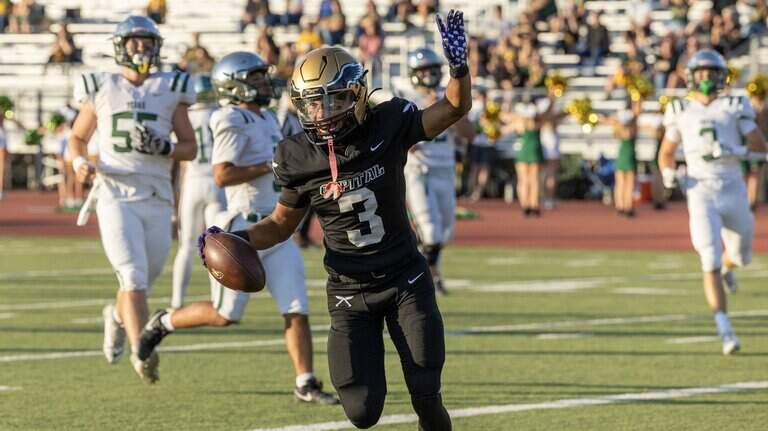 PHOTOS: Capital routs Borah 55-7 at Dona Larsen Park