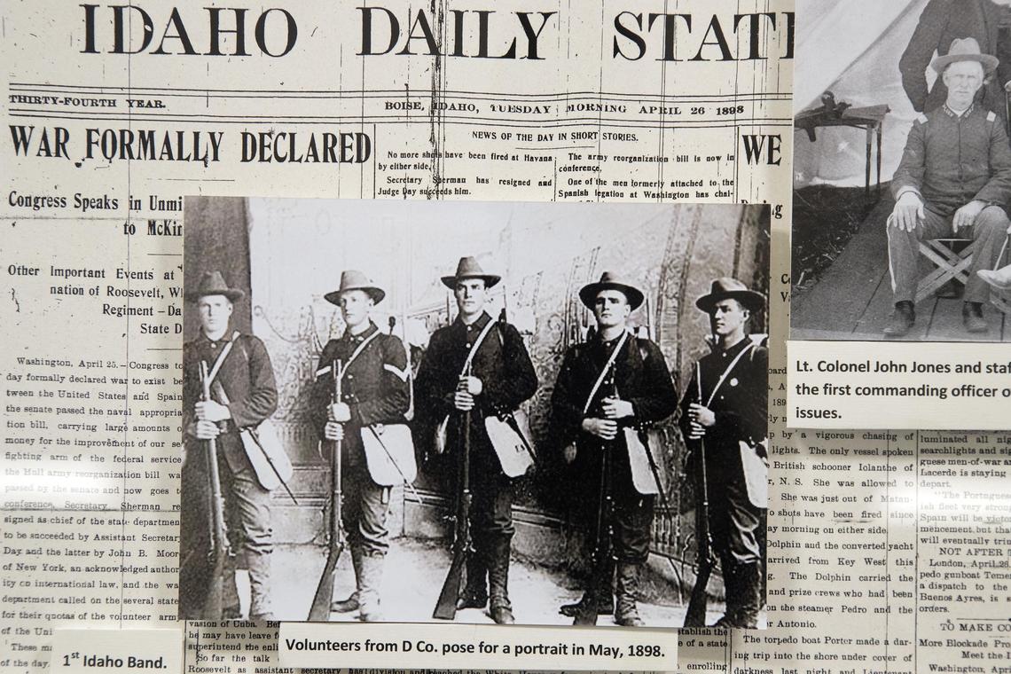 The Idaho Statesman covered the deployment of the First Idaho Volunteers to what would become the Philippine-American War in 1898. The First Idaho had eight companies with 32 officers and 644 enlisted men.
