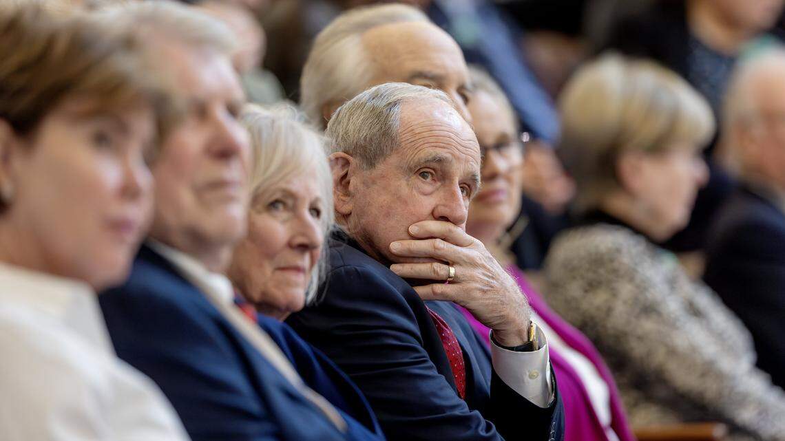 U.S. Sen. Jim Risch, R-Idaho, center, who chairs the Senate Foreign Relations Committee, is spearheading a resolution to reassert America’s role as a global leader on religious freedom.