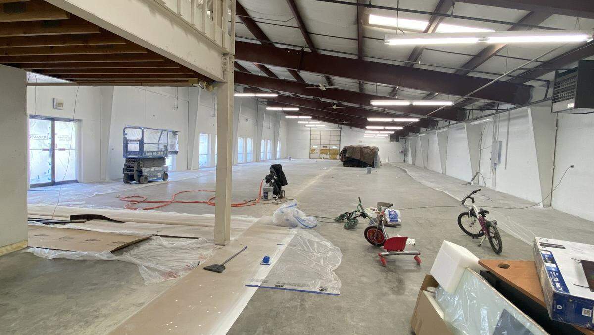 Impact Thrift works on minor renovations in its new space on the Boise Bench.