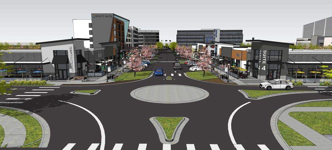 Silverstone Way will act as the “Main Street” of the Eagle View Landing subdivision, according to a building permit filed by developer Ball Ventures Ahlquist.