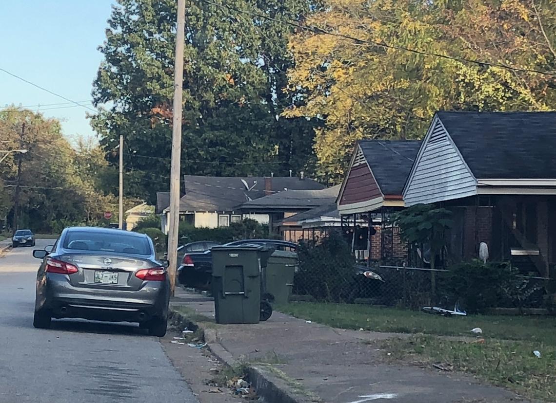 Timmy Kinner Jr.’s grandmother, Retha, helped raise him. She now lives in this house, second from right, on Brooklyn Avenue in Memphis, though it’s unclear if Timmy Kinner ever lived there.