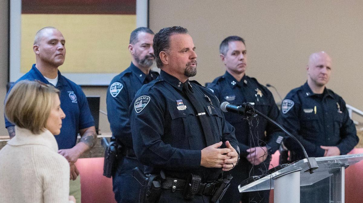 Ron Winegar was serving as interim chief of police before his permanent hiring on April 27.