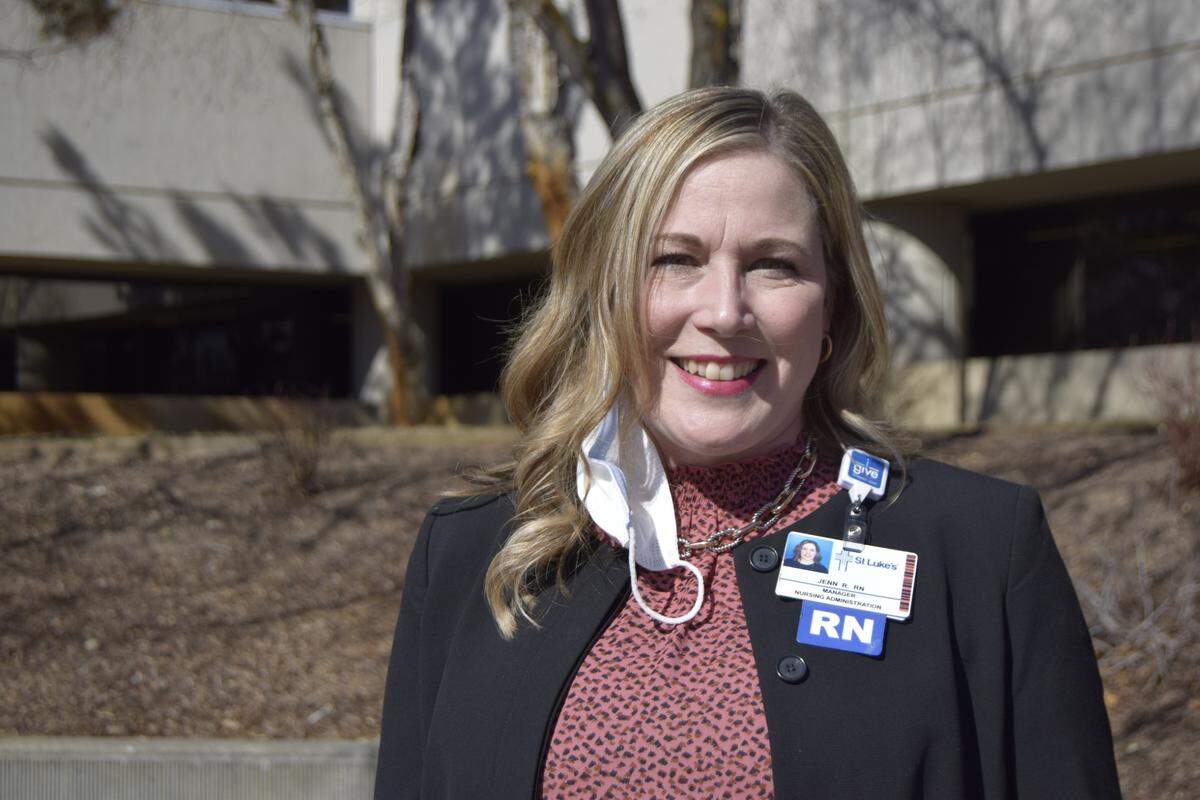Jennifer Riha, a nursing manager at St. Luke’s Health System, was one of nearly 10,000 health care workers who got COVID-19. Riha still experiences symptoms nearly a year later.