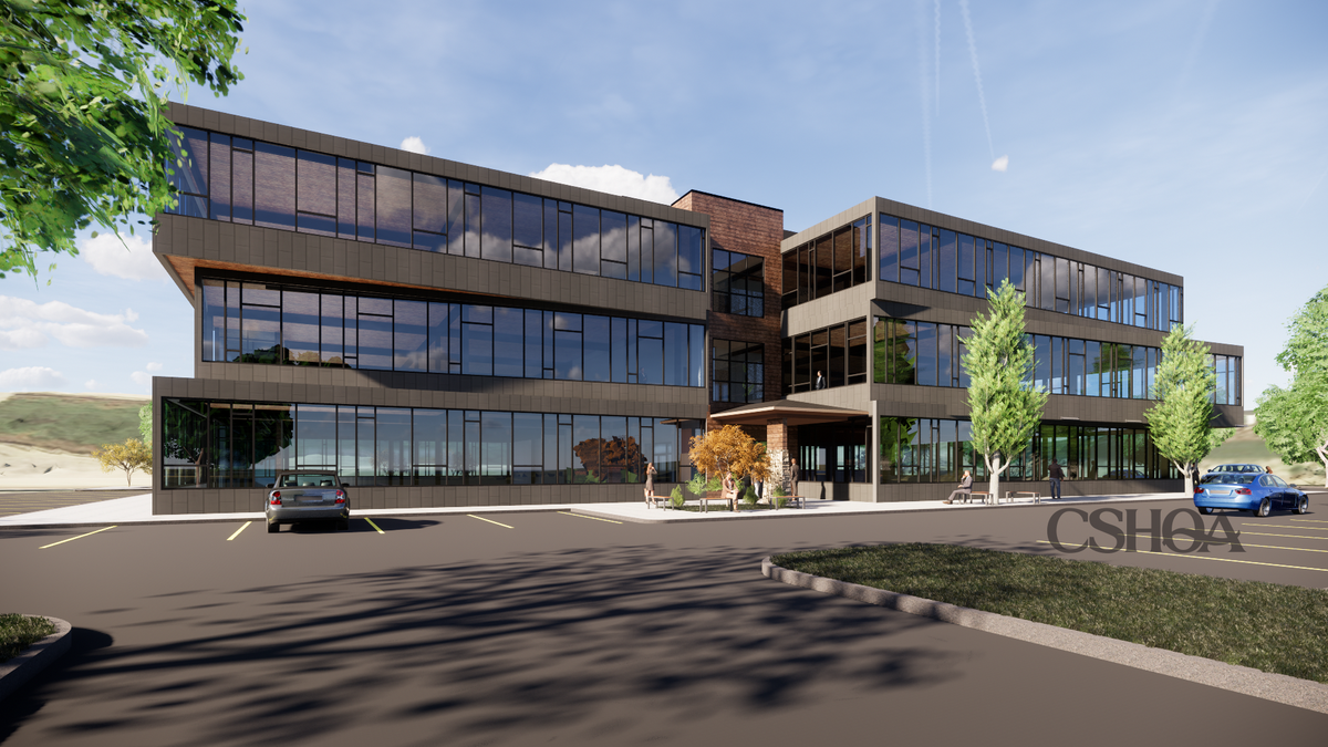 C & O Development of Boise wants to build this multitenant office building in Eagle at the Bridges at Lakemoor, near the Intuit offices.