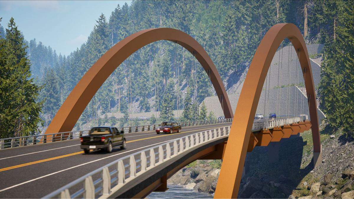 The Idaho Transportation Department shared a rendering of what drivers might see as they cross the new bridge. Now comes the feedback period for the public.