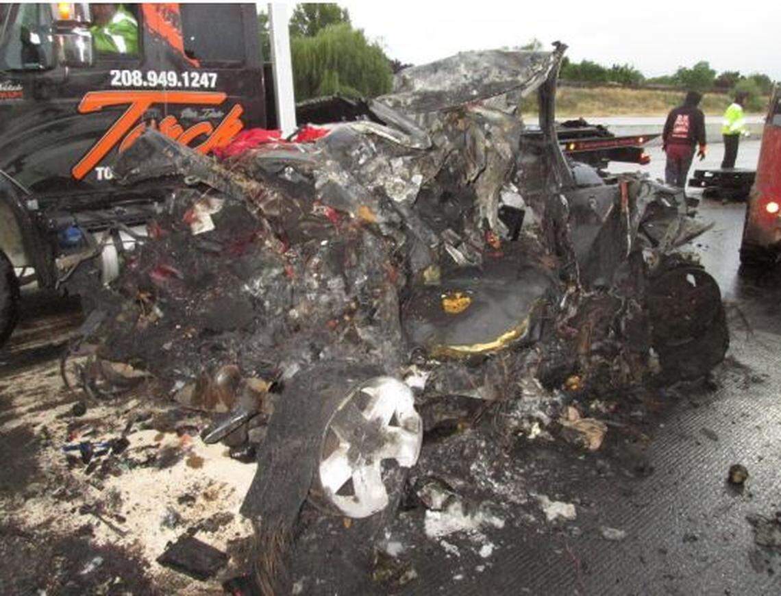 A hunk of crushed metal was all that was left of a 2008 Jeep Wrangler run into by semi-truck driver Illya Tsar. The three occupants of the Jeep, airmen stationed at Mountain Home Air Force Base, were killed, along with Tsar.