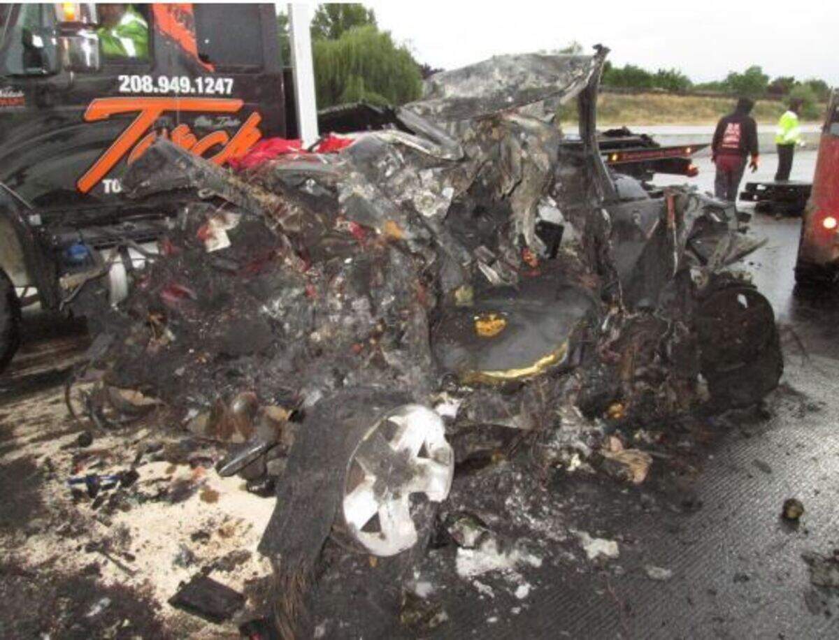 A hunk of crushed metal was all that was left of a 2008 Jeep Wrangler run into by semi-truck driver Illya Tsar. The three occupants of the Jeep, airmen stationed at Mountain Home Air Force Base, were killed, along with Tsar.